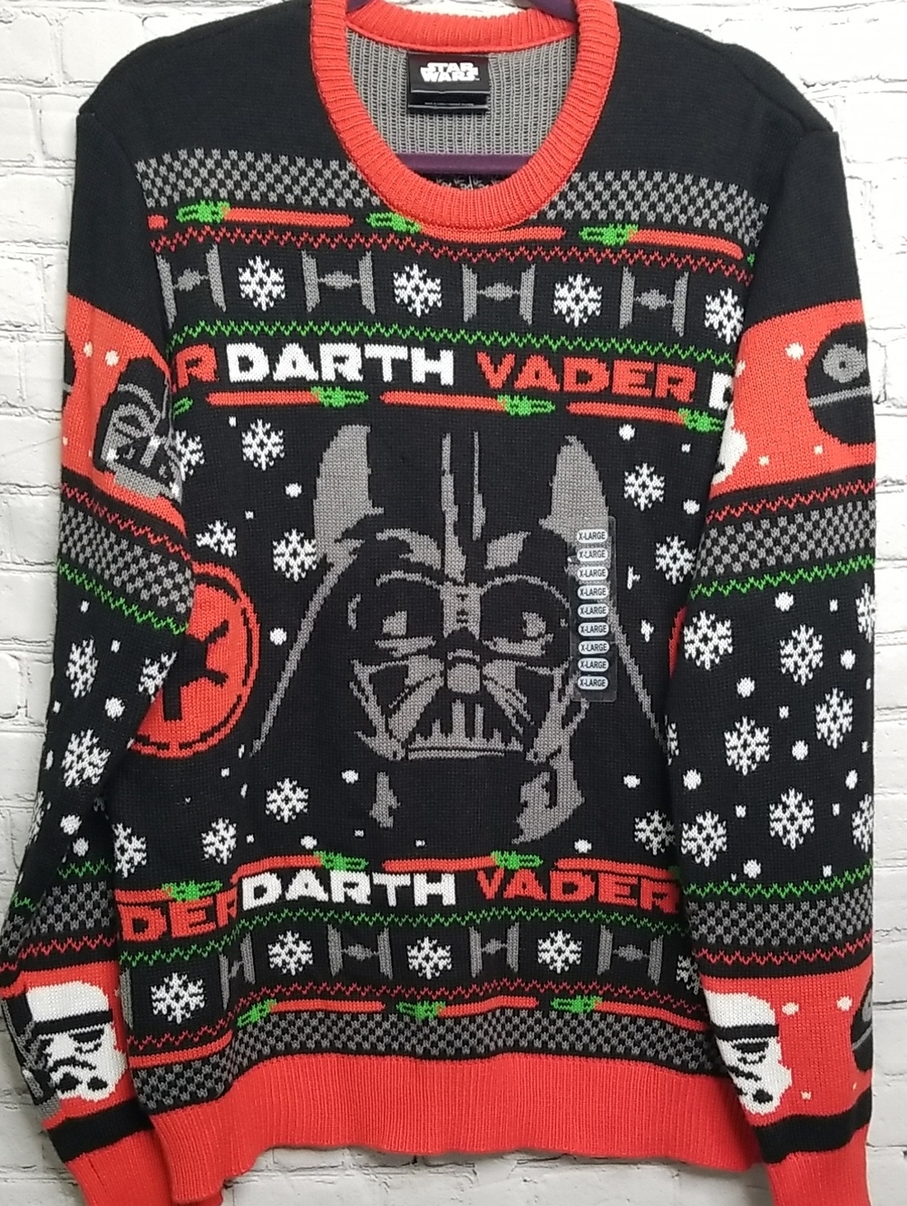 STAR WARS Darth Vader Holiday Sweater XLarge